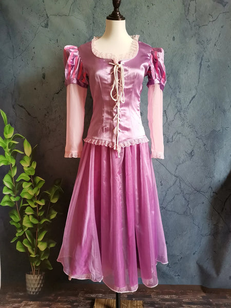 Inspired Tangled Rapunzel Dress Rapunzel Outfit Costume