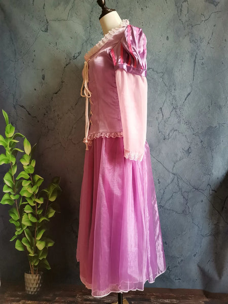 Inspired Tangled Rapunzel Dress Rapunzel Outfit Costume
