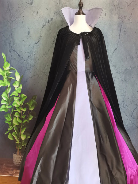 Inspired Maleficent Costume Adult Evil Queen Black Suits