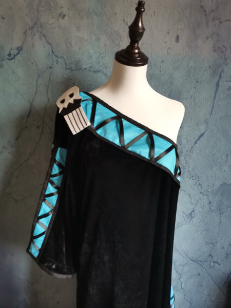 Inspired Female Hades Costume, Hades Cosplay Dress Adult Outfit