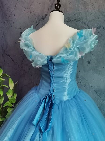 Inspired Cinderella Dress Movie Cinderella Cosplay Costume