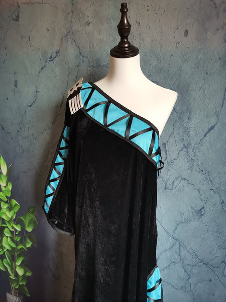 Inspired Female Hades Costume, Hades Cosplay Dress Adult Outfit