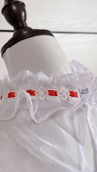 Inspired Mary Poppins Cosplay Costume Mary Poppins White Dress Outfits