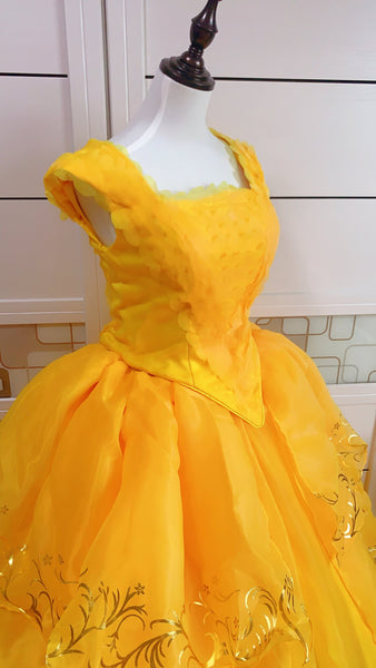 Inspired Belle Dress Belle Cosplay Costume 2017 Moive Beauty And The Beast