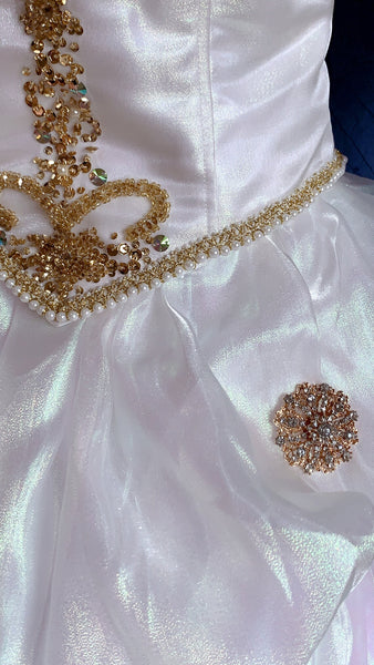 Inspired Labyrinth Sarah Cosplay Costume, Labyrinth Sarah Williams Dress