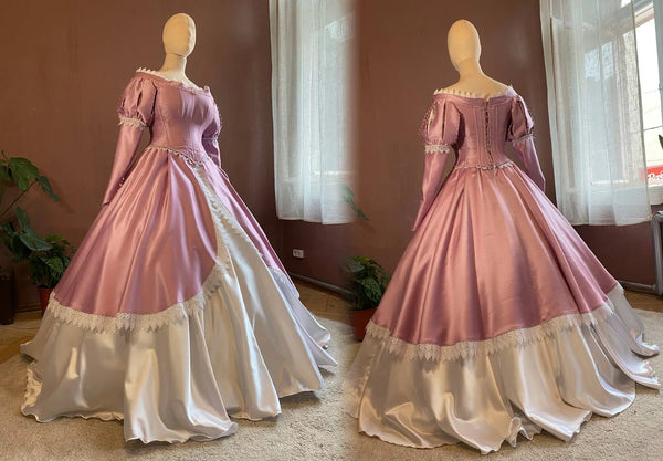 Ariel Inspired Pink Ballgown – The Little Mermaid Cosplay Dress