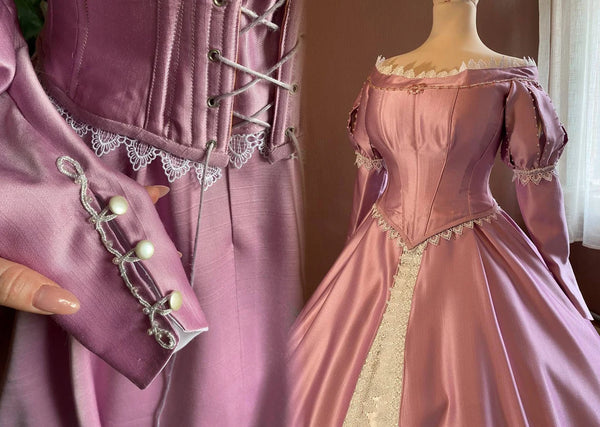 Ariel Inspired Pink Ballgown – The Little Mermaid Cosplay Dress