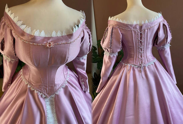 Ariel Inspired Pink Ballgown – The Little Mermaid Cosplay Dress