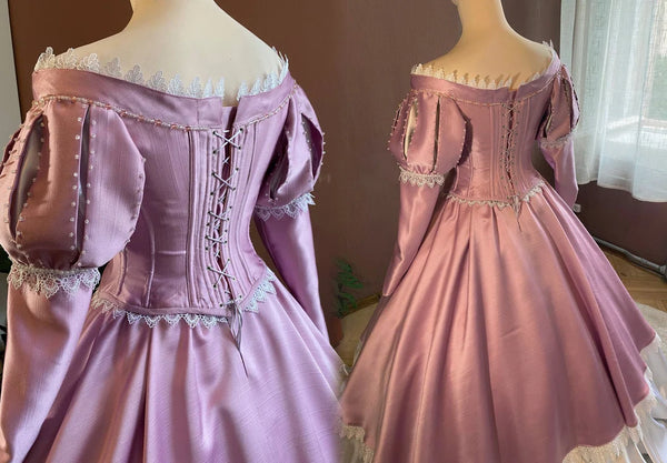 Ariel Inspired Pink Ballgown – The Little Mermaid Cosplay Dress