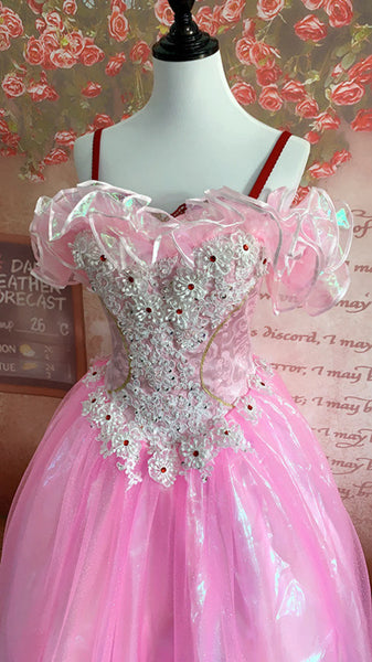 Pink Princess Clara Dress Cosplay Costume