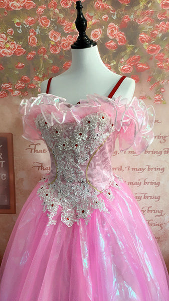 Pink Princess Clara Dress Cosplay Costume