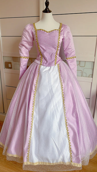 Inspired Adult Rapunzel Dress Cosplay Costume