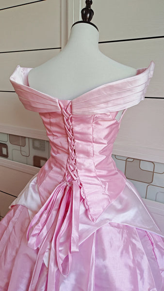 Inspired Pink Princess Aurora Dress Cosplay Costume