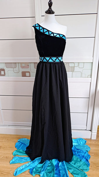 Inspired Female Hades Costume, Hades Cosplay Dress Adult Outfit