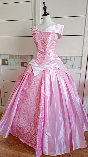 Inspired Pink Princess Aurora Dress Cosplay Costume