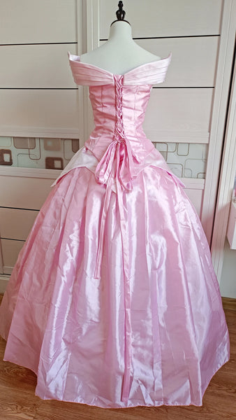 Inspired Pink Princess Aurora Dress Cosplay Costume