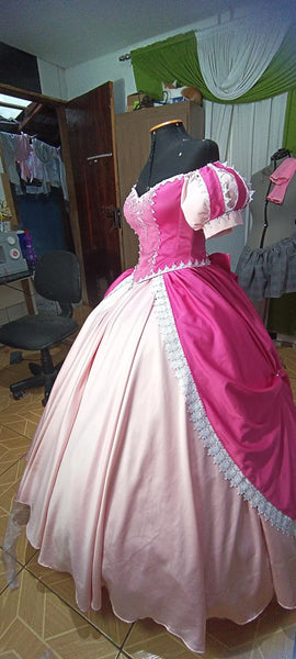 Ariel pink dress Cosplay custommade Disney princess custommade