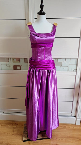 Inspired Purple Megara Dress Meg Cosplay Costume