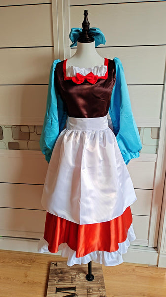 Inspired Cinderella Maid Daily dress Cosplay Costume