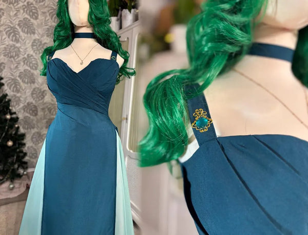 Princess Neptune Cosplay Dress: Sailor Moon Michiru Kaioh Costume