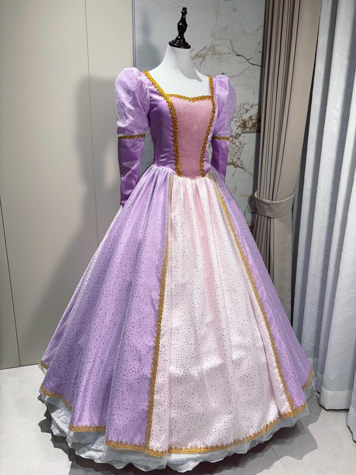 purple rapunzel inspired dress Making a Rapunzel Inspired 1820's Dress, Part Two