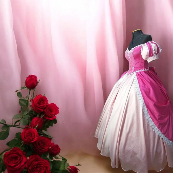 Ariel pink dress Cosplay custommade Disney princess custommade