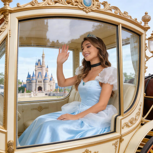 Cinderella Princess Cosplay Costume Set, Fairy Tale Princess Dress, Birthday Ball Gown, Themed Party Outfit, Gift for Her
