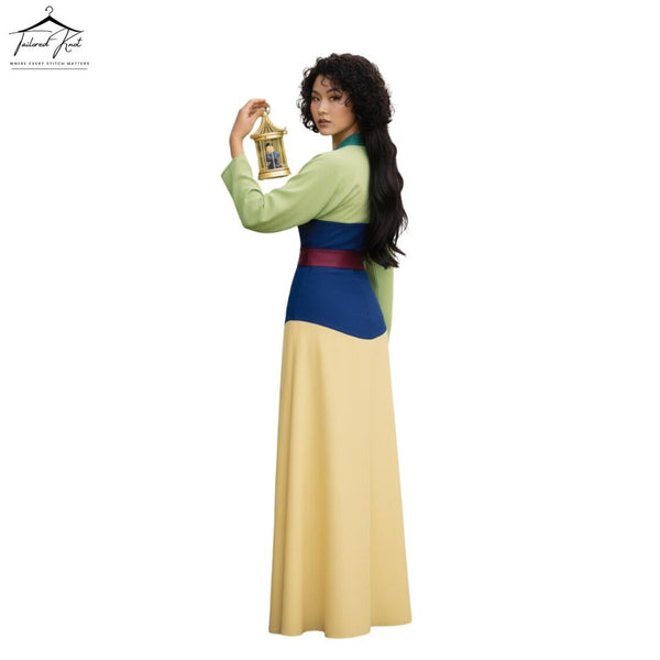 Princess Mulan Costume Dress | Women’s Warrior Princess Cosplay Outfit