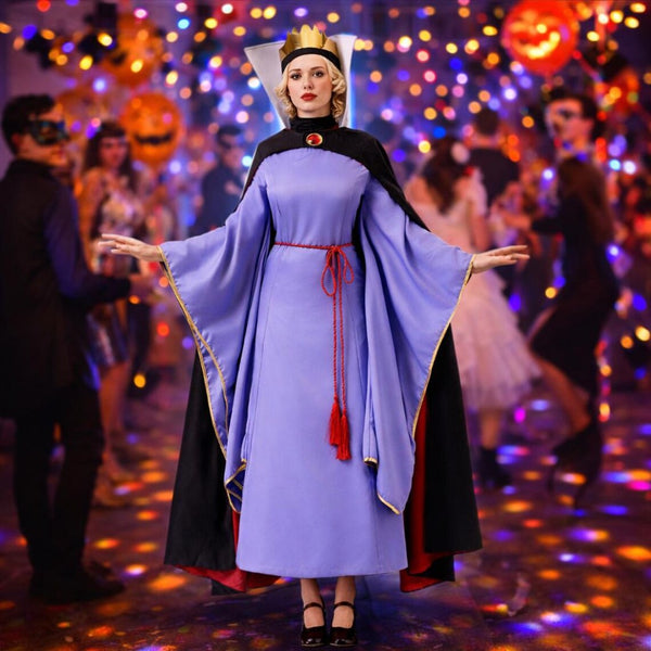 Female role-play; fairy tale princesses and villains; handmade performance costumes Evil queen costume
