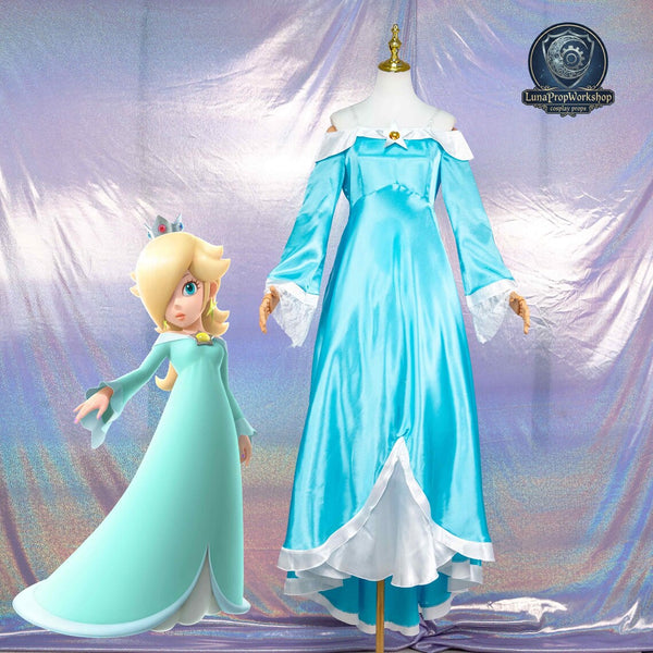 Princess Rosalina Cosplay Dress Super Mario cosplay costume