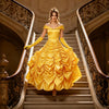 Handmade Belle Princess Costume – Adult Beauty & the Beast Cosplay Dress, Halloween Stage /Theatrical Outfit, Elegant Fairytale Gown