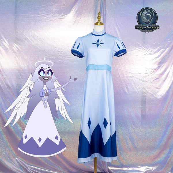 Angelic Seraphim Style Polyester Dress Cosplay Outfit Themed Party Halloween Role Play Events