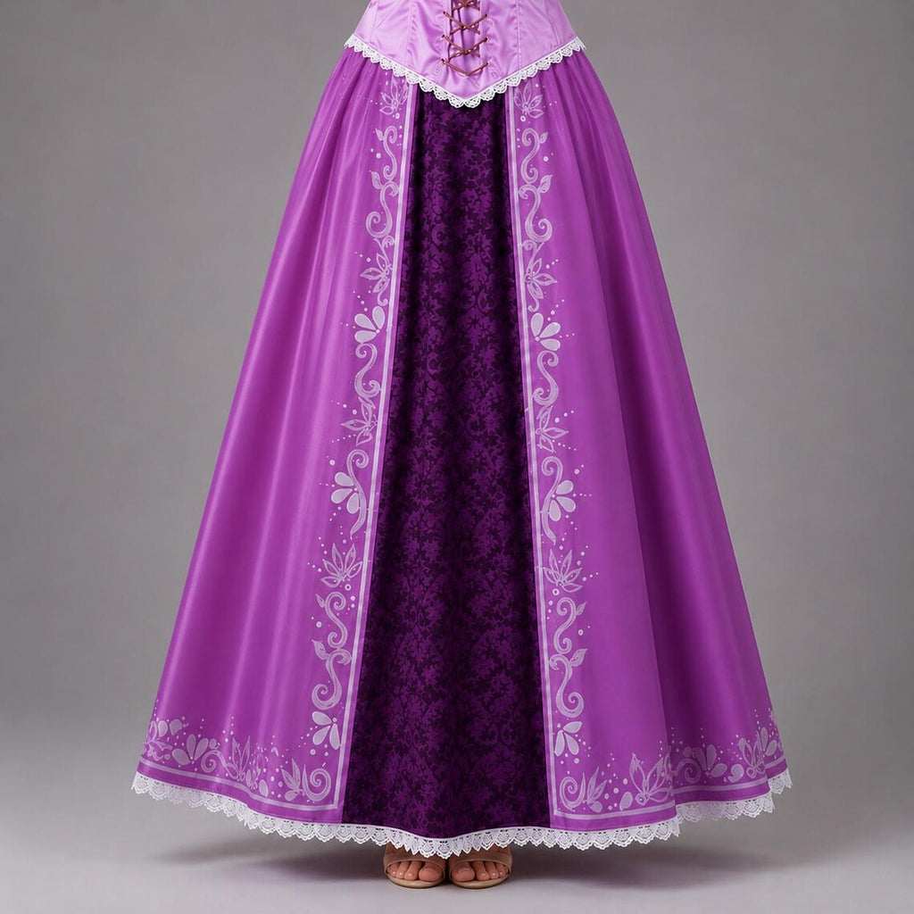 Women Rapunzel Purple Princess Costume, Tangled Cosplay Dress Up Outfi – Mermaidcosplay