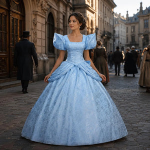 fairytale party dress Fairytale Sequin-Embroidery Off-the-Shoulder Tiered Long Prom Dress wi   Modsele