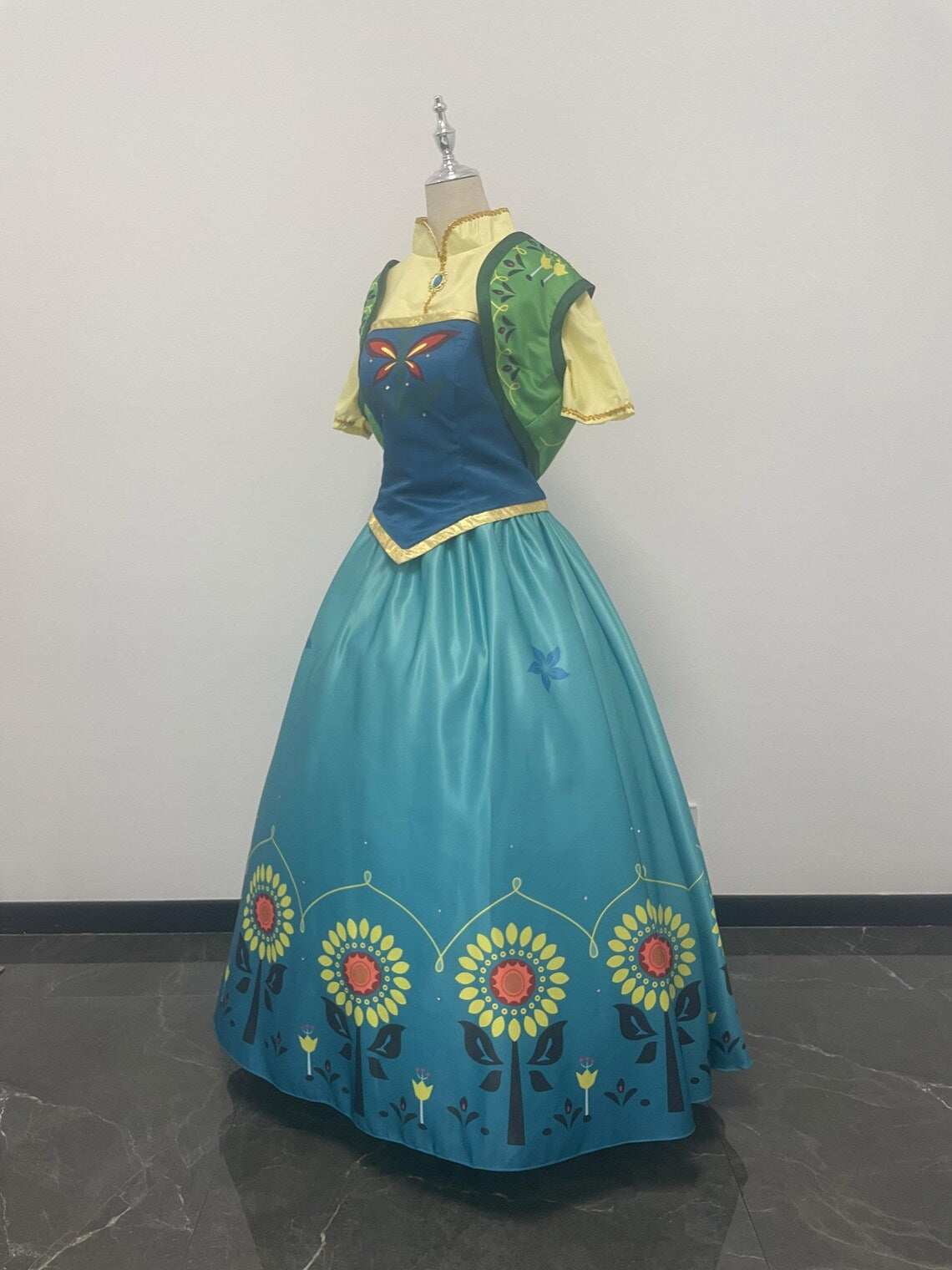 Frozen Fever Anna Cosplay Dress Anna Princess Gown Women Girls Hallowe – Mermaidcosplay