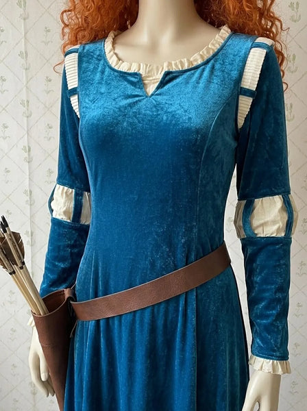 Brave Princess Merida Costume +wig