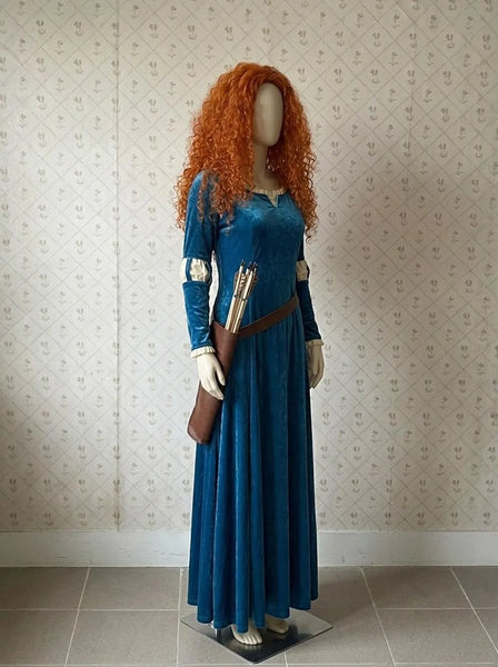 Brave Princess Merida Costume +wig