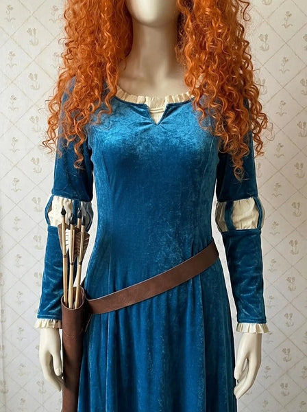 Brave Princess Merida Costume +wig