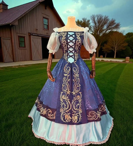 Blue Ariel Dress