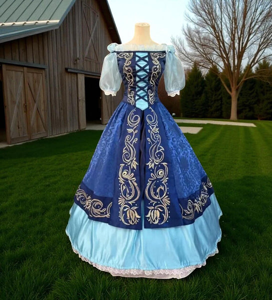 Ariel Inspired Princess Dress for Women, Little Mermaid Costume, Disney Bound Outfit, Cosplay Dress, Birthday Party Gown, Princess Dress