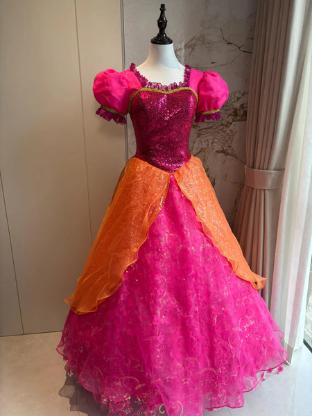 Lianas Final Dress Diamond Gown Castle Cosplay Costume