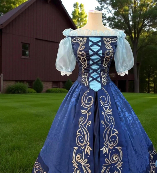 Ariel Inspired Princess Dress for Women, Little Mermaid Costume, Disney Bound Outfit, Cosplay Dress, Birthday Party Gown, Princess Dress
