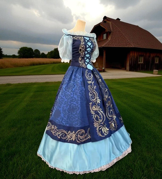 Ariel Inspired Princess Dress for Women, Little Mermaid Costume, Disney Bound Outfit, Cosplay Dress, Birthday Party Gown, Princess Dress