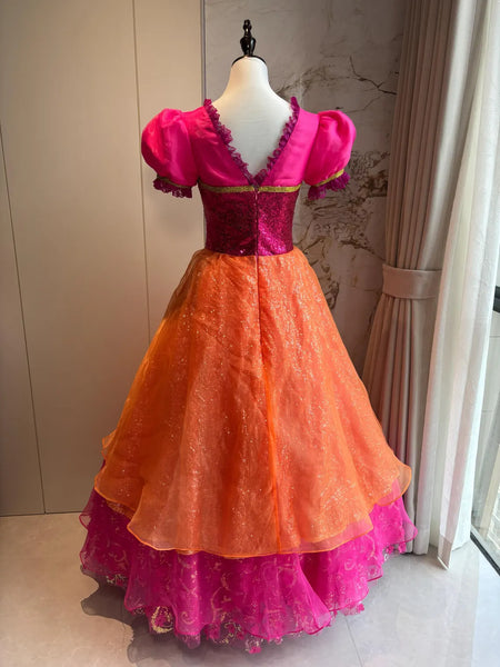 Lianas Final Dress Diamond Gown Castle Cosplay Costume