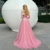 Pink Princess Costume Dress Aurora Ball Gown Sleeping Beauty Cosplay Women Adult Fairy Tale Birthday Party Dress Halloween Gown Custom Size