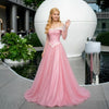 Pink Princess Costume Dress Aurora Ball Gown Sleeping Beauty Cosplay Women Adult Fairy Tale Birthday Party Dress Halloween Gown Custom Size
