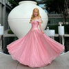 Pink Princess Costume Dress Aurora Ball Gown Sleeping Beauty Cosplay Women Adult Fairy Tale Birthday Party Dress Halloween Gown Custom Size