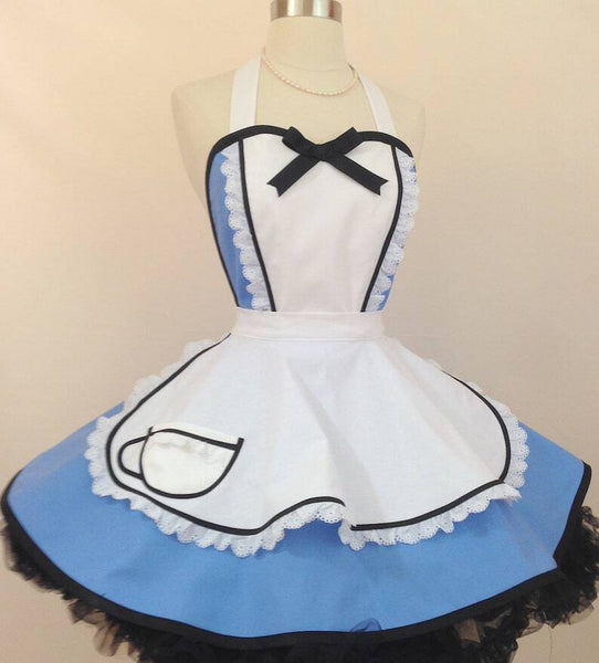 Alice in Wonderland Cosplay Costume Alice Apron Costume Halloween Girls