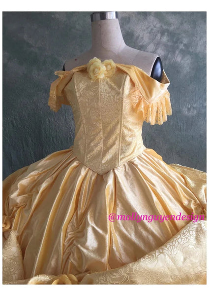 Belle Dress Belle Costume Adult from Beauty and the beast Costume