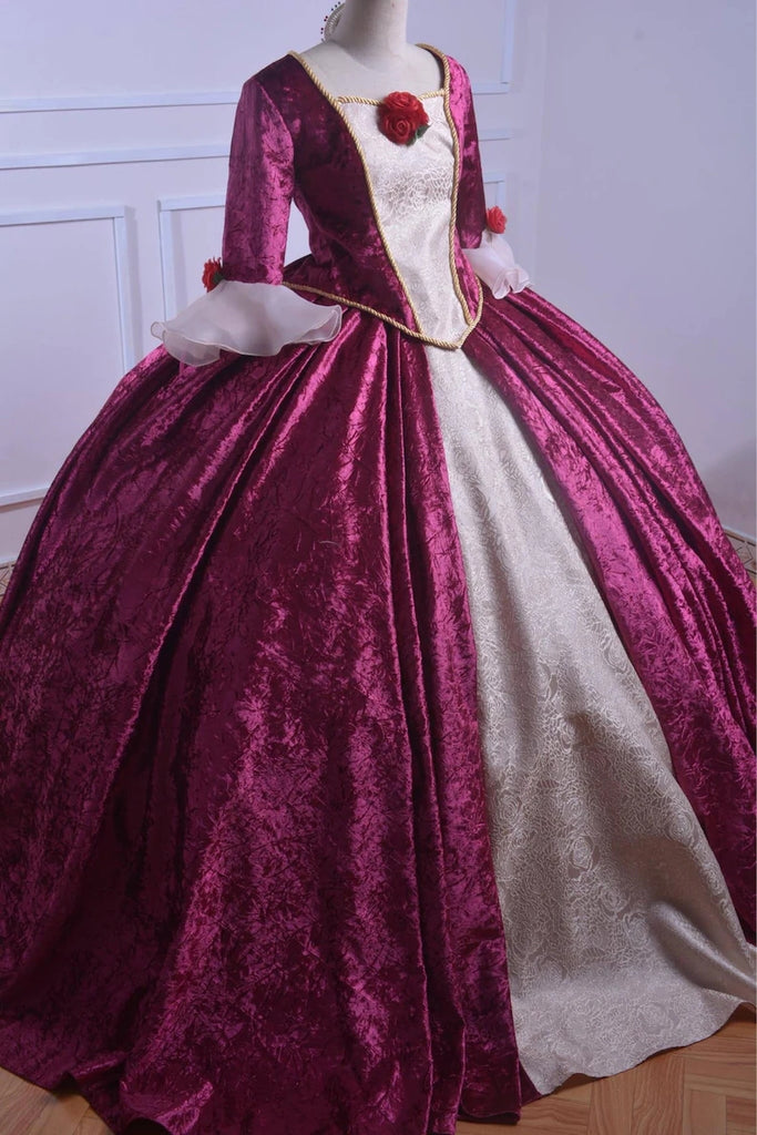 Christmas Belle Dress Beauty and the Beast Belle Christmas Costume Adu – Mermaidcosplay Christmas Belle Dress Beauty and the Beast Belle Christmas Costume Adu – Mermaidcosplay